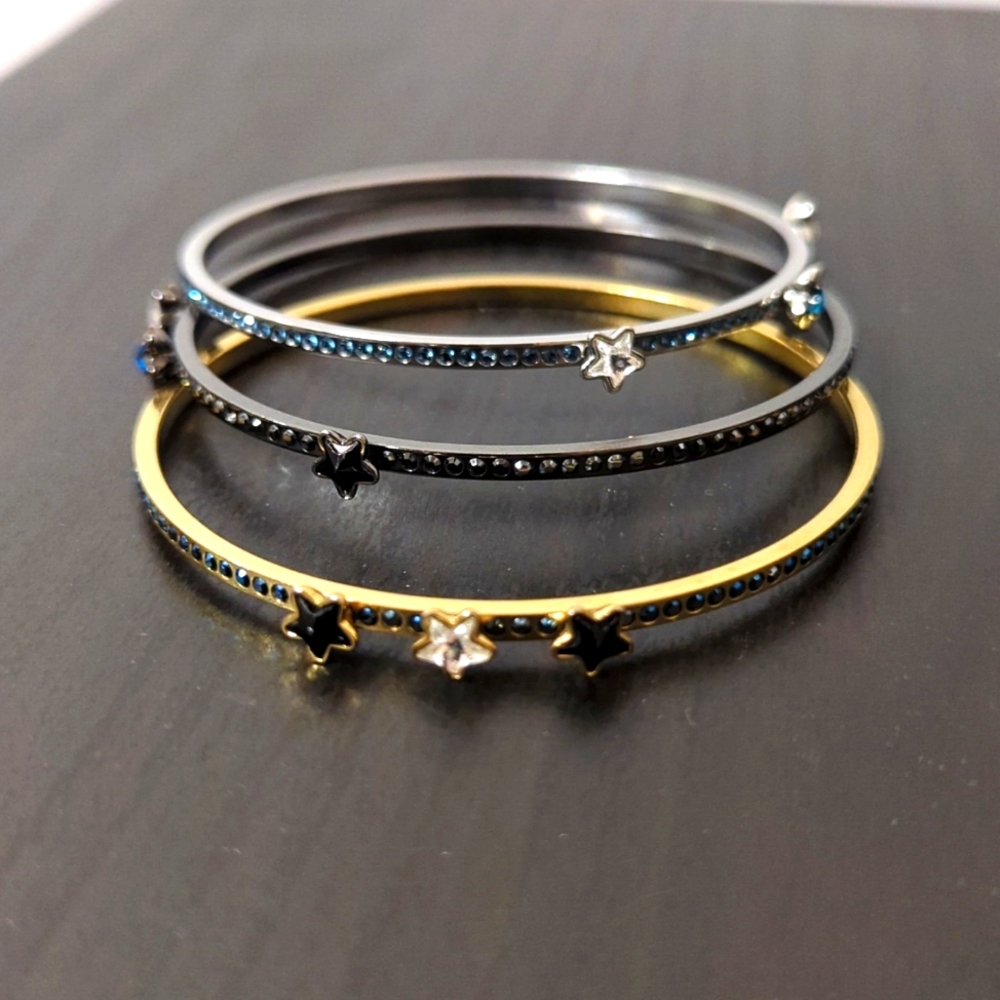 Swarovski Multicolor Bangles Set